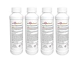 well2wellness® Saunaaufguss Set 4 x 250 ml mit Ingwer-Citro, Limette-Bambus, Mango-Maracuja, Grapefruit-Cassis gratis 10g Mentholkristalle