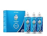 AVIZOR All Clean Soft Kontaktlinsenflüssigkeit. Einzigartige Lösung zur Reinigung und Desinfektion aller Arten von weichen Kontaktlinsen. 3 x 350 ml