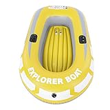 Alomejor Aufblasbares Kajak-Kanu-2-Personen-Ruder-Luftboot-Fischen-Tauchen des PVC