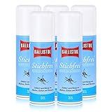 Ballistol Stichfrei Mücken- und Zeckenschutz 125 ml Spray - Schützt zuverlässig vor Mücken, Zecken und Bremsen (5er Pack)