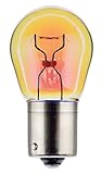 HELLA 8GA 006 841-123 Glühlampe - PY21W - Standard - 12V - 21W - Sockelausführung: BAU15s - Blisterpack - Menge: 2