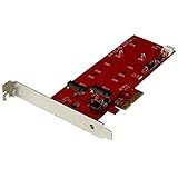 StarTech.com 2x M.2 SATA SSD Schnittstellenkarte - PCIe - PCI Express M.2 SATA III Controller - NGFF Karte