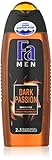 FA MEN 2in1 Duschgel Dark Passion mit Sandelholz und sinnlich-frischem Duft, 6er Pack (6 x 250 ml)