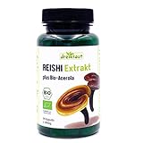 Bio-Reishi-Extrakt dreikraut, 90 Kapseln, 30% Polysaccharide, deutsche Herstellung, kontrollierte Qualität