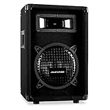 auna Pro PW - passiver PA-Lautsprecher PA-Box, 2-Wege-Lautsprecher, Impedanz: 8 Ohm, schwarz, Subwoofer/Horn-Mitteltöner, Belastbarkeit: 150 Watt RMS / 300 Wmax.