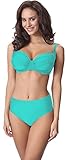 Merry Style Damen Bikini Set P61472W (Türkis, Cup 75 G/Unterteil 38)