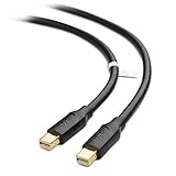 Cable Matters Mini DisplayPort to Mini Display port Kabel (Mini DP Kabel) in Schwarz 2 m - 4K Auflösung fähig