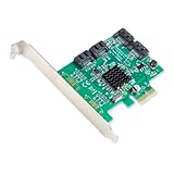 Syba SI-PEX40064 4 Port SATA III PCI-EXPRESS 2.0 x 1 Controller Karte, grün