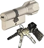 ABUS EC550 Profil-Knaufzylinder Länge Z50/K40mm mit 8 Schlüssel