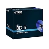 TDK 25GB 4x BD-R Writable Blu-ray Disc, 1 BD-R im Jewel-Case