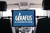 Girafus Tablet Kfz Kopfstützen-Halterung Mitte / 9,5 bis 14,5 Zoll /–für / iPad Pro 12.9‘‘, Galaxy TabPro S, MS Surface 12.3‘‘ und größer / Relax H3 - Rücksitz Halter Auto Universal