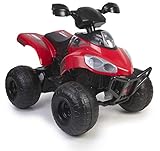FEBER - Quad Motion, Elektrofahrzeug mit batterie 12 V, rot (Famosa 800012652)