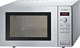 Bosch HMT84M451 Serie 2 Freistehende Mikrowelle / 900 W / 25 L / Drehteller 31,5 cm / Türanschlag Links / Edelstahl / AutoPilot 7 / automatische Leistungsstufe nach Gewicht