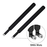 SMA Antenne 9DBI Hochleistungs- 4G LTE Antenne WiFi Signal Booster Signal Booster Verstärker Modem Adapter Netzwerk Empfänger Antenne mit hoher Reichweite für Mobile Hotspots Aigital (2 Pack)