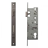 ToniTec Rohrrahmenschloss Einsteckschloss 8/92 24mm Stulp Edelstahl, 25 30 35 40 45 mm
