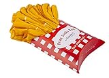 Rainbow Socks - Damen Herren Lustige Chips Pommes Frites Socken Box Geschenk - 2 Paar - Größen 36-40