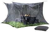 infactory Insektennetz: Moskitonetz für Innen und Außen, 300 x 300 x 250 cm, 220 Mesh, schwarz (Moskitonetz XXL)