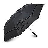 Samsonite Windguard Regenschirm mit automatischem Öffnen, Schwarz, Einheitsgröße