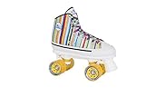 HUDORA Rollschuhe Roller-Skates Candy Stripes, Disco-Roller, Gr. 38, 13052