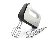 Philips HR3741/00 Handmixer, 450 W, 5 Geschwindigkeiten plus Turbo weiß/schwarz