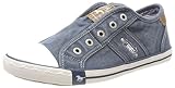 Mustang Damen 1099-401 Slip On Sneaker, Blau (Blau/Grün), 39 EU