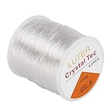 LUTER Elastic Cord Beading Thread Bead Thread Cord Elastic Bead Cord Clear Thread Stretchy String Cord Jewellery Making Elastic Thread Elastic String