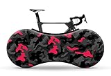 Velo Sock Unisex – Erwachsene Camo (Black – Pink) Bike Cover, One Size