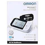 Omron M500 Intelli IT (neu 2020) Oberarm Blutdruckmessgerät, IntelliWrap Manschette (22-42cm) Speicher 2x100 + Gastmodus, Klinisch validiert