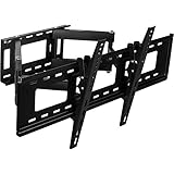 MOUNTY TV Wandhalterung MY153, schwenkbare neigbare ausziehbare TV Halterung für 32-86 Zoll bis zu 100kg max. VESA 750x400mm, Flach oder Curved Fernseher