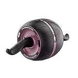Rolle geeignet für Kernübung Bauchmuskelrollen für Bauchübung und Fitness - Perfekte Hauseignessgeräte Bauchmuskelrollen mit Kniepads und Widerstandsbändern, Männern, Frauen, perfektes Haus Fitnessger