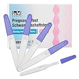 LAOYE Schwangerschaftstest Frühtest 5er Pack Onestep Schwangerschaftstests mit HCG Teststreifen, über 99% Genauigkeit, Frühtest Pregnancy Test(25miu/ml)