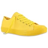 stiefelparadies Herren Schuhe 139971 Sneakers Gelb Gelb 39 Flandell