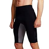 Martiount Männer Schweiß Sauna Shorts Herren Hot Sweat Sauna Hose Neopren Body Shaper Hosen Effekt Workout Sporthose Hot Yoga Capri Hohe Taille Training Slimming Hose