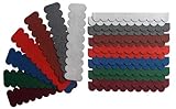 crash-marek Mini Dachschindeln,Aluminium,Bitum, Dachpappe,Vogelhäuser,Insektenhotels,Sandkastenüberdachung,Abdeckung,Bastlersatz,Briefkastendächer,Hundehütte,Kanichenstall