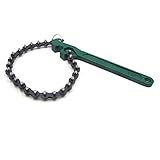 sourcing map 8' Mehrzweck Motorrad Auto Ölfilter Kettenschlüssel Spanner Entfernungswerkzeug DE