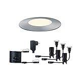 Paulmann 936.97 Outdoor Plug & Shine Floor Mini 3er-Basisset 3000K 3x2,5W 24V 93697 Bodeneinbauleuchte LED Aussenbeleuchtung
