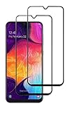 TECHKUN Panzerglas Schutzfolie für Samsung Galaxy A30/A50/M30/A20/A30S/A50S/M30S [2 Stück]