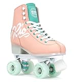 Rio Roller Script Retro Rollschuhe Disco Roller pfirsich peach/green, 39.5