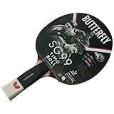 Butterfly SG99 Tischtennisschläger, Schwarz und Rot, 1 Stück