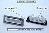 2 x Top Module SMD LED 18 LEDs Kennzeichenbeleuchtung Nummernschildbeleuchtung (217)