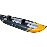 Aquaglide McKenzie 125 - Kajak, aufblasbares Kajak, Kajak Paddel, Kajak Ausrüstung, 1-2 Personen, Wildwasser Kajak