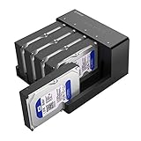 ORICO USB 3.0 zu SATA 5-Steckplatz Offline Klon Festplatten Dockingsation 3.5 Zoll Externes gehäuse für 3,5' SATA I II III HDD und SSD mit 12V 6.5A Netzteil, Unterstützt 5x12TB Max, Plug und Play