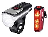 SIGMA SPORT - LED Fahrradlicht Set Aura 80 und Blaze | StVZO zugelassenes, akkubetriebenes Vorderlicht und Rücklicht mit Bremsfunktion