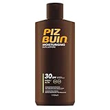 Piz Buin Moisturising Sun Lotion LSF 30, schnell einziehende Sonnencreme mit dreifach Sonnenschutz (1 x 200 ml)