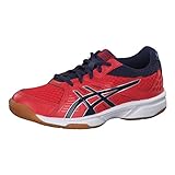 Asics Upcourt 3 GS, Unisex-Kinder Squashschuhe, Rot (Red Alert/Indigo Blue 600), 37.5 EU