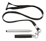 Wedo 26135001 Touchpen Terzo, (mit Lanyard, Kugelschreiber, leitfähiger Eingabestift für alle Smartphones und Tablet PCS), schwarz