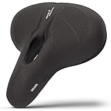 Velmia City Fahrradsattel aus bequemen Memory Foam I Fahrrad Sattel mit komfortablem [3 Zonen Konzept] I Fahrradsattel Damen & Herren I Bike Seat