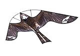 Birdbusters Vogelabwehr-Drachen - Greifvogel-Attrappe gegen Tauben, Krähen, Raben & andere Vögel - Ideal als Vogelscheuche für Garten & Acker - Spannweite 1,40 m, ohne Glasfaser-Teleskopstab