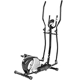 TecTake Crosstrainer Heimtrainer Ergometer mit Computer und Pulsmessgerät