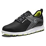 Footjoy Herren Superlites Golfschuh, Negro/Lima, 42 EU